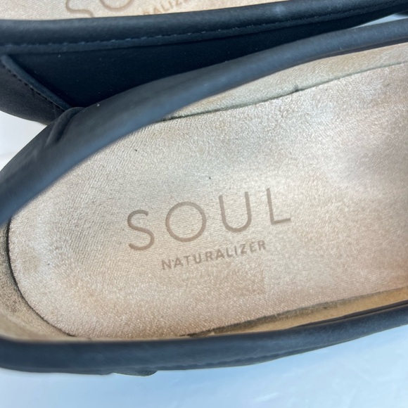 SOUL Naturalizer Nubuck Josie Platform Wedge Loafers Size 8M Superb Barely Worn - Picture 11 of 16
